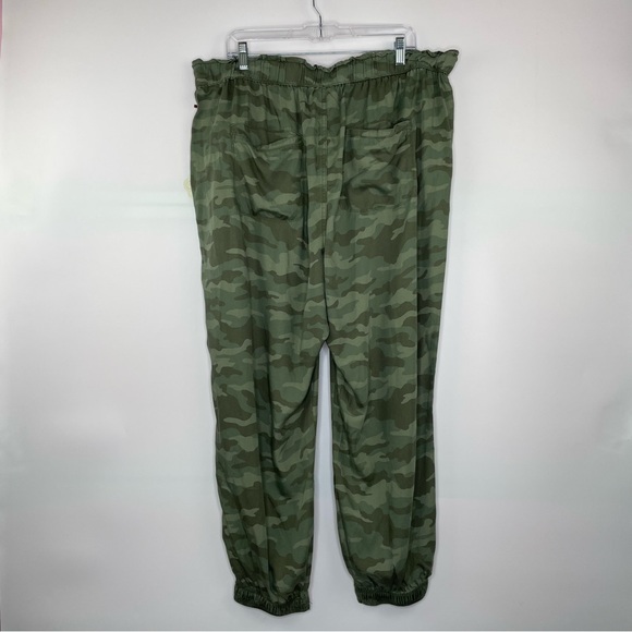 Knox Rose green camo jogger pants size 1X NWT - Picture 9 of 12